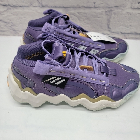 Adidas Exhibit B Candace Parker Mid Basketball Shoes GZ2377 Women's Size 8 - Picture 6 of 9